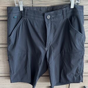 Kuhl Men's Charcoal Flat Front Shorts